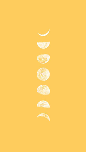 Estética Fase Lunar Amarillo Pastel — Aesthetic amarillo pastel Fondos de pantalla