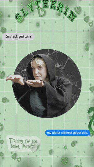 Estética Gingham de Draco Malfoy — Estética de Harry Potter Fondos de pantalla