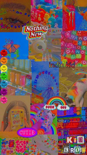 Estética Indie Infantil Abstracta — Estética de chico indie Fondos de pantalla