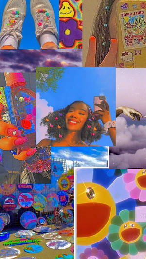 Estética Indie Kid Collage de Cosas Lindas — Estética de chico indie Fondos de pantalla