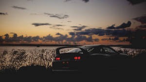 Estética JDM Clásica del Supra — Coche en movimiento Fondos de pantalla