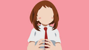 Estética de Uraraka — Anime minimalista Fondos de pantalla