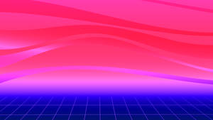 Abstracto Retro Vintage Rosa y Azul de los 80 — Degradado Fondos de pantalla