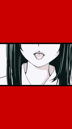 Estética roja de anime