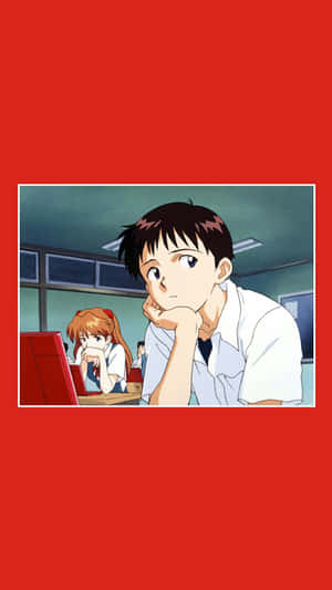 Estética roja de anime