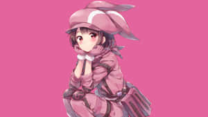 Estética Rosa de Alt Pfp — Chica anime linda Fondos de pantalla