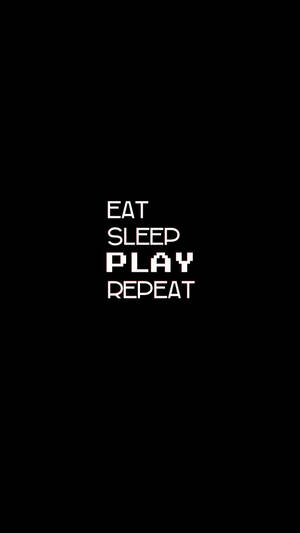 Fondo de pantalla estético Tumblr come duerme juega repite — Estética tumblr Fondos de pantalla