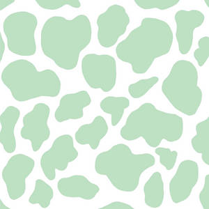 Fondo de pantalla estético de vaca verde salvia — Estética verde salvia GIF Fondos de pantalla