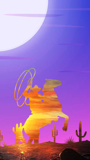 Estética Vaquera Occidental Dorada — Estética café Fondos de pantalla