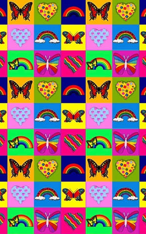 Estética Y2K Mariposas y Arcoíris