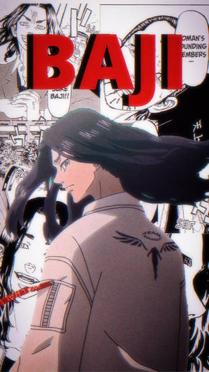 Estilo Cómic Baji Tokyo Revengers — Anime iPhone Fondos de pantalla