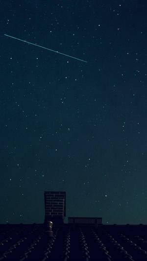 Cielo Nocturno Estrella Fugaz — Cielo Azul Fondos de pantalla