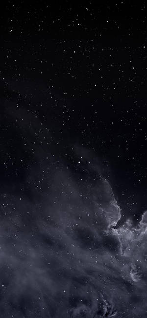 Estrellas en cielo nublado en modo oscuro — Cielo nocturno GIF Fondos de pantalla