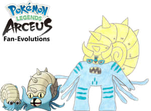 Omastar — Pokemon leyendas arceus Fondos de pantalla