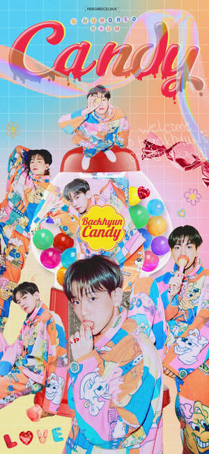 Fondo de pantalla de EXO Baekhyun Candy
