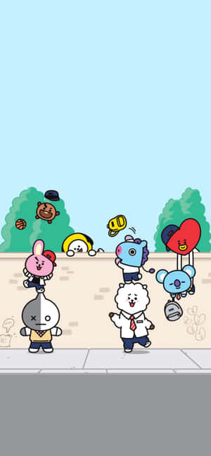 Imágenes de BT21 — Realme P4 Fondos de pantalla