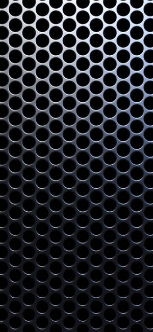 Fondo de pantalla iPhone XR de textura de metal perforado plateado — iPhone 13 Mini Fondos de pantalla