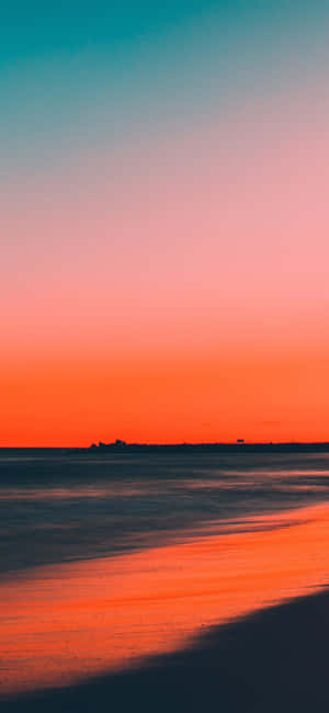 Playa al Atardecer para iPhone — Galaxia A17 Fondos de pantalla
