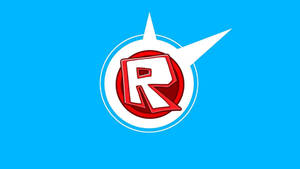 Fondo de pantalla HD simple del logotipo de Roblox.