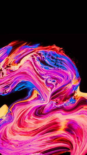 Fondo de pantalla AMOLED de pintura digital esfumada en varios colores. — AMOLED Fondos de pantalla