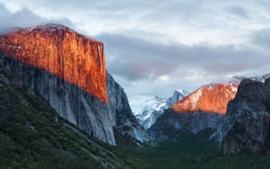 Captura de enormes montañas para Macbook