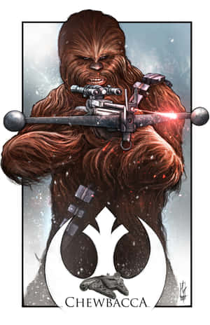 Explora la Galaxia con Wookiee — Galaxy Z Fold 8 Fondos de pantalla