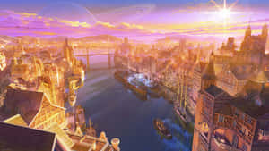 Imágenes de Anime City — Ciudad anime Fondos de pantalla
