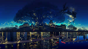 Imágenes de Anime City — Ciudad anime Fondos de pantalla