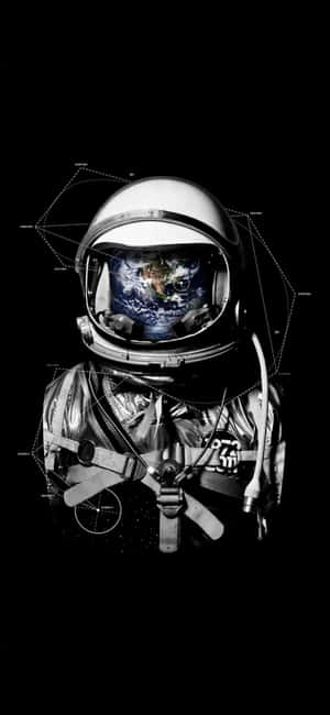 Astronauta iPhone — iPhone 16e Fondos de pantalla
