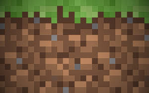 Fondo de pantalla Minecraft Dirt Grass Pixelated Art
