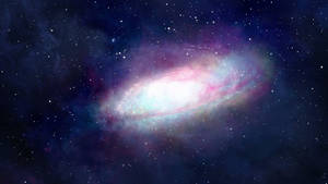 Fondo de pantalla increíble y estético de galaxia, estrellas y nebulosa espacial.
