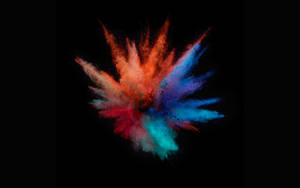Explosión de color vibrante en púrpura, azul, naranja y turquesa para fondo de pantalla de MacBook Pro. — MacBook Pro Fondos de pantalla