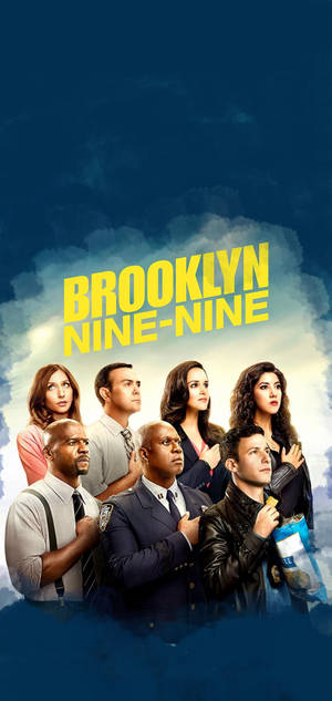 Fondo de pantalla Fan Art Azul de Brooklyn Nine Nine.
