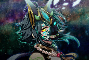 Fanart de Xiao de Genshin Impact
