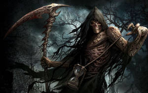 Fantasma 3D Genial en Bosque Oscuro — Bosque oscuro Fondos de pantalla