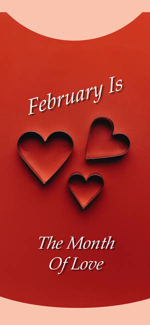 Fondo de pantalla de la cita Febrero Es El Mes Del Amor — iPhone 18 Pro Fondos de pantalla