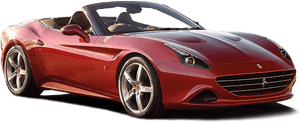 Ferrari convertible rojo deportivo