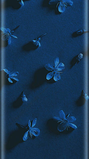 Flores Estéticas Azul Oscuro HD — Azul oscuro estético Fondos de pantalla