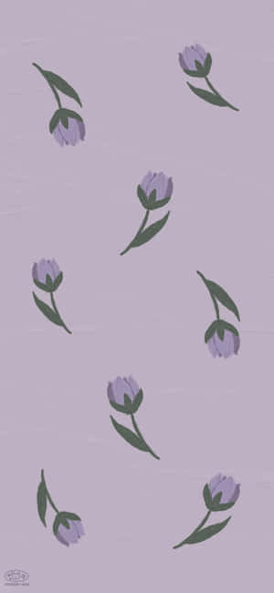 Flores Moradas Sucintas — Realme 16x Fondos de pantalla