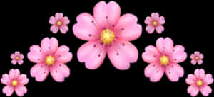 #emoji #corona #rosa #flor #corona #emoji #flor #rosa - Iphone Flower Emoji Png, Transparente Png — Floral Rosa Fondos de pantalla