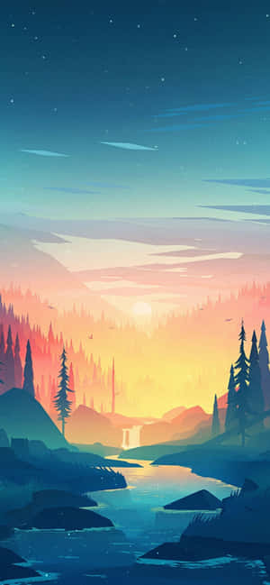 Fondo abstracto colorido y genial para iPhone — ZTE Blade V80 Pro Fondos de pantalla