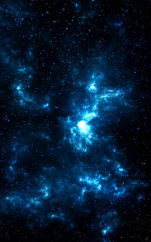 Fondo Azul Espacial 4k para Teléfono