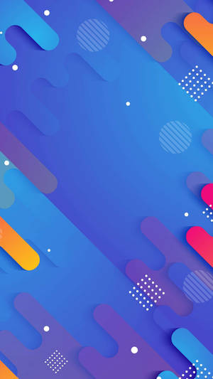 Fondo azul real con diseño colorido — Fondo de pantalla aesthetic para iPhone Fondos de pantalla