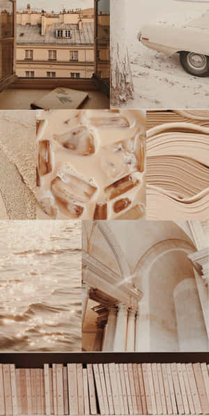 Fondo beige estético — Patrón estético Fondos de pantalla