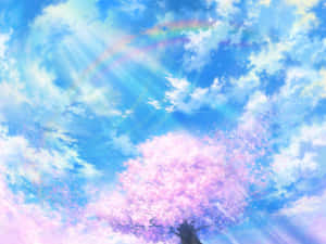 Fondo brillante — Escena de anime GIF Fondos de pantalla