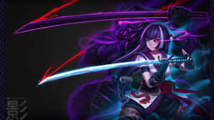 Fondo de anime púrpura