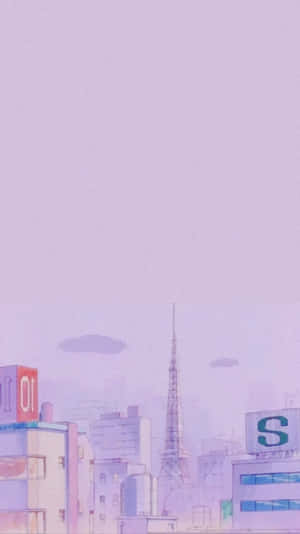 Fondo de anime morado