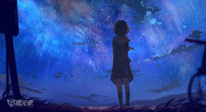 Fondo de pantalla Chica Anime para Chromebook — Chromebook Fondos de pantalla