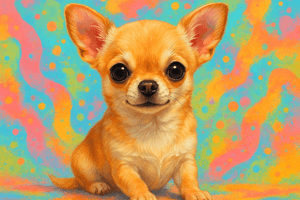 Estético lindo, fondo estético de perro, estético feliz, fondo de perro lindo, fondo de chihuahua, fondo estético de chica, fondo multicolor — Amor aesthetic GIF Fondos de pantalla