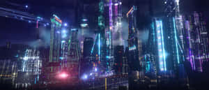 Fondo de Ciudad Neón — Ciudad neón Fondos de pantalla